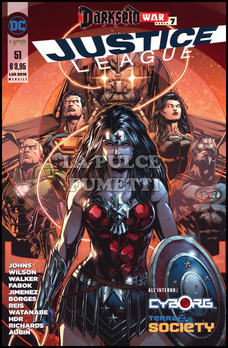 JUSTICE LEAGUE #    51 - DARKSEID WAR 7